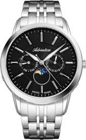 Швейцарские наручные  мужские часы  8306.5114QF. Коллекция Moonphase Adriatica