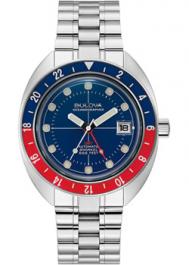 Японские наручные  мужские часы  96B405. Коллекция Oceanographer Bulova