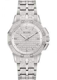 Японские наручные  женские часы  96L305. Коллекция Crystal Octava Bulova