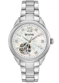 Японские наручные  женские часы  96P181. Коллекция Automatic Ladies Bulova