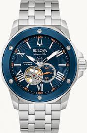 Японские наручные  мужские часы  98A302. Коллекция Marine Star Bulova