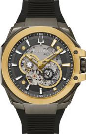Японские наручные  мужские часы  98A310. Коллекция Maquina Bulova