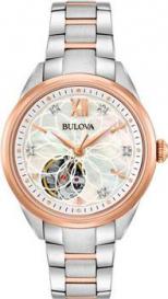 Японские наручные  женские часы  98P170. Коллекция Automatic Ladies Bulova