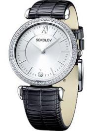 fashion наручные  женские часы  106.30.00.001.01.01.2. Коллекция Perfection Sokolov