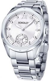 fashion наручные  женские часы  323.71.00.000.01.01.2. Коллекция My world Sokolov