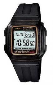 Японские наручные  мужские часы  F-201WA-9A. Коллекция Digital Casio