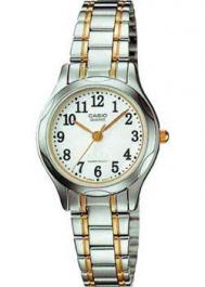 Японские наручные  женские часы  LTP-1275SG-7B. Коллекция Analog Casio