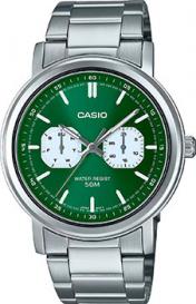 Японские наручные  мужские часы  MTP-E335D-3E. Коллекция Analog Casio