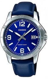 Японские наручные  мужские часы  MTP-V004L-2B. Коллекция Analog Casio