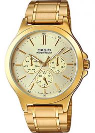 Японские наручные  мужские часы  MTP-V300G-9A. Коллекция Analog Casio