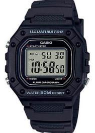 Японские наручные  мужские часы  W-218H-1AVEF. Коллекция Digital Casio