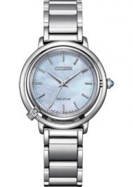 Японские наручные  женские часы  EM1090-60D. Коллекция Elegance Citizen