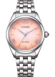 Японские наручные  женские часы  EM1140-80X. Коллекция Eco-Drive Citizen