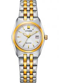 Японские наручные  женские часы  EW2299-50A. Коллекция Eco-Drive Citizen
