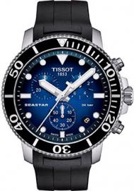 Швейцарские наручные  мужские часы  T120.417.17.041.00. Коллекция Seastar 1000 Tissot