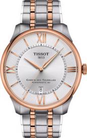 Швейцарские наручные  мужские часы  T139.407.22.038.00. Коллекция Chemin des Tourelles Tissot