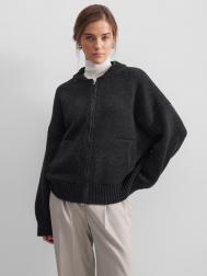 Вязаный бомбер, антрацит Aimclo