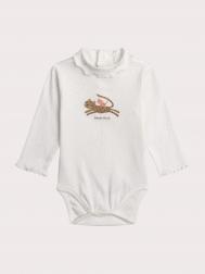 Боди с длинным рукавом для малышки