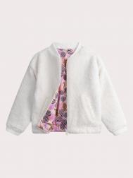 Толстовка на молнии двусторонняя для девочки