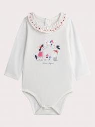 Боди с длинным рукавом для малышки