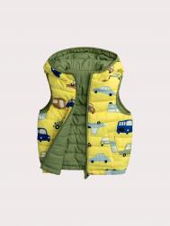Жилет утепленный двусторонний для мальчика