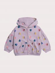 Толстовка на молнии для девочки