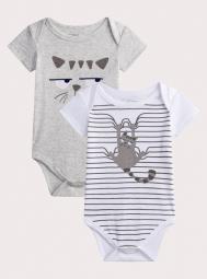 Боди с коротким рукавом, 2 шт. для малыша