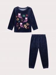 Пижама с длинным рукавом для девочки