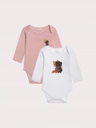 Боди с длинным рукавом, 2 шт. для малыша