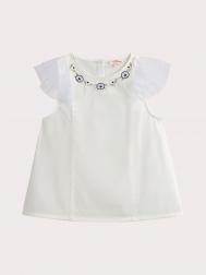 Блузка с коротким рукавом для девочки