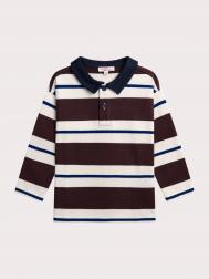 Поло с длинным рукавом для мальчика