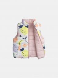 Жилет утепленный двусторонний для девочки