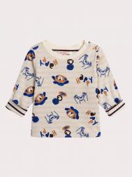 Лонгслив двусторонний для малыша