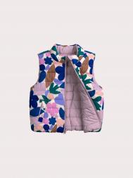 Жилет утепленный двусторонний для девочки