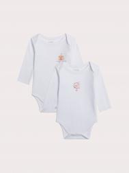 Боди с длинным рукавом, 2 шт. для малышки