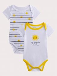 Боди с коротким рукавом, 2 шт. для малыша
