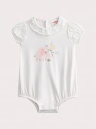 Боди с коротким рукавом для малышки