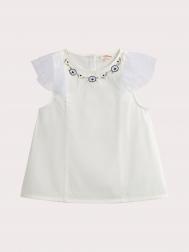 Блузка с коротким рукавом для девочки