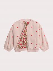 Толстовка на молнии двусторонняя для девочки