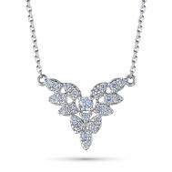 Колье из серебра э0612кл10190270_white ЭПЛ Даймонд