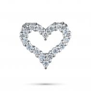 Подвеска из серебра э0612пд11200102_white ЭПЛ Даймонд