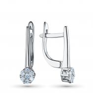 Серьги из серебра э0612сг10134800 ЭПЛ Даймонд