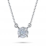 Колье из серебра э0612кл10153800 ЭПЛ Даймонд