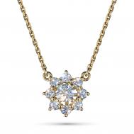 Колье из желтого золота э0312кл07163700 ЭПЛ Даймонд