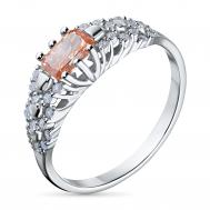 Кольцо из белого золота э4012кц07240355_pink ЭПЛ Даймонд