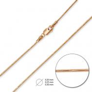 Цепь из красного золота НЦ12-078d025 ЭПЛ Даймонд