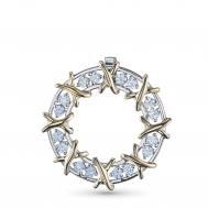 Подвеска из комбинированного золота с бриллиантами э4801пд05182700 ЭПЛ Даймонд