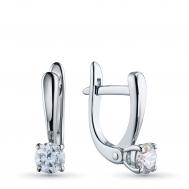 Серьги из белого золота э4712сг02164000_white ЭПЛ Даймонд