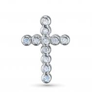 Подвеска из серебра э0612пд06111300_white ЭПЛ Даймонд