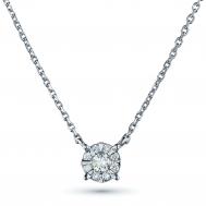 Колье из серебра э0612кл10153800_white ЭПЛ Даймонд